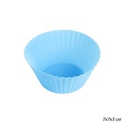 Форма для выпечки кексов 7х3 см / GF-625 / синяя 00018028