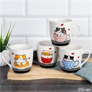 Кружка 250 мл Котики / S2039 /уп 96/ 00018001