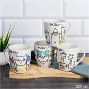 Кружка 250 мл Котики-зверята / S2102 /уп 96/ 00018002
