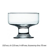 Креманка ICE VILLE 41116 310 мл, d=110 мм /1х6/ 00017387