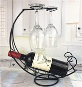 Подставка для вина и 2 фужеров Корабль Блэк GB3325 00018339