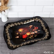 Поднос прямоугол 45х30 металл Эмаль 1002 / 2 сорт 00018338