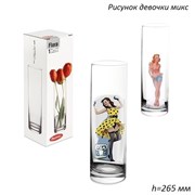 Ваза 43767 Девочки микс h=265, d=75 мм /1х12/ 00018492