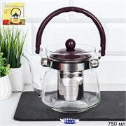 Чайник 750 мл жаропрочное стекло / AP01(600)-1 00018556