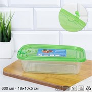 Контейнер прямоугольный 600 мл / CP3045A /уп 72/ 00018665