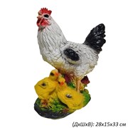 Курица с цыплятами средняя 28х15х33 см 00002742