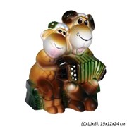 Копилка Парочка овечка с бараном 19х12х24 см 00019130
