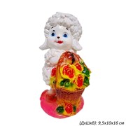 Копилка Овечка с корзиной 9,5х10х16 см 00019132