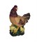 Пеструшка с цыплятами полистоун 31х18х40 см - фото 31406