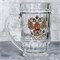 Кружка пивная 1143 0,5 л Герб России в гофре /1х8/ 00013077 - фото 44970