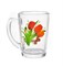 Кружка 1334 Цветы микс 300 мл в гофре /1х20/ 00005286