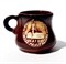 Кружка для кофе 100 мл коричневая глазурь 00012026