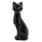 Копилка Кошка Камила черная глазурь 11х9х29 см - фото 5815