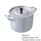 Кастрюля алюминиевая 6 л Scovo 00012172