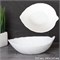 Салатник 210 мл 140х110 мм Лист HW55 (white) /уп 6 00017805 - фото 63305