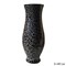 Ваза 8290 Мрамор черный напольная стеклянная h=40 00016322