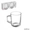 Кружка 1335 прозрачная 200 мл набор 2 штуки 00011788