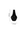 Ваза лофт № 77/1 черная h=290 мм 00015113