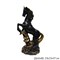 Копилка Конь на дыбах средний черный 23х15х37 см 00017388