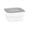 Контейнер для продуктов 1л квадратный М1627 /уп 40 00018256