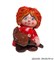 Домовенок Кузя с веником 28х26х39 см 00019108